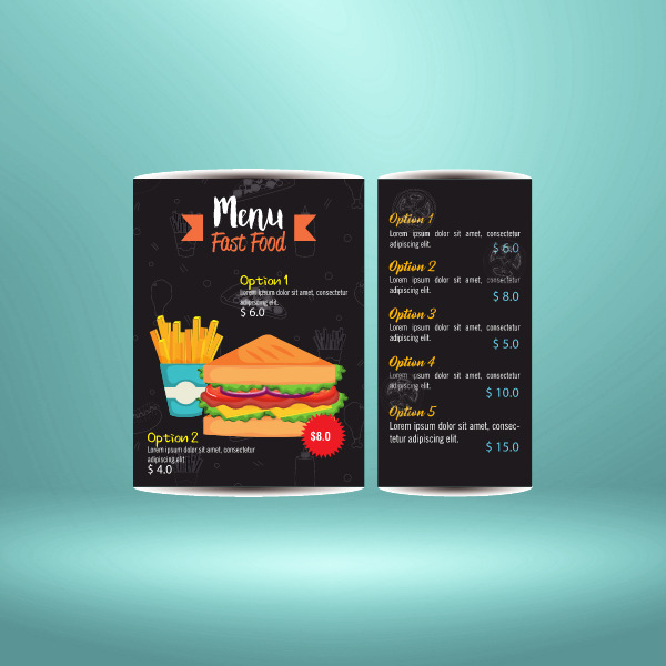 Menu Cards / Membership Card – IP Printers